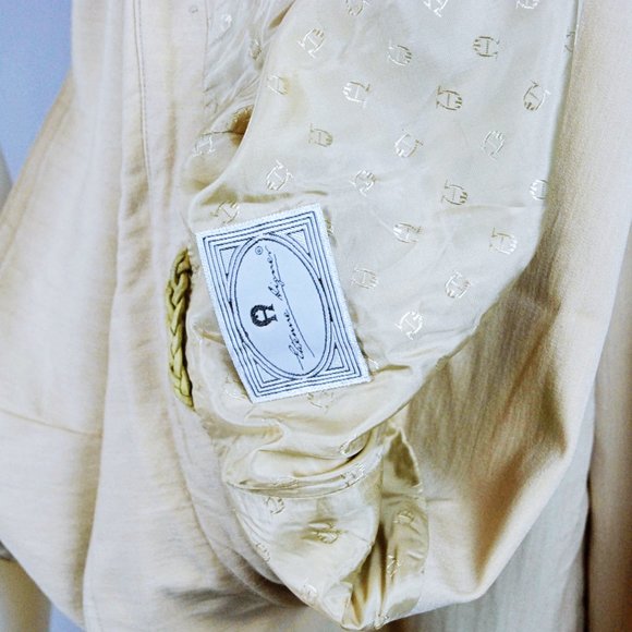 HP Vintage Etienne Aigner Designer Silk Overcoat - Picture 7 of 7